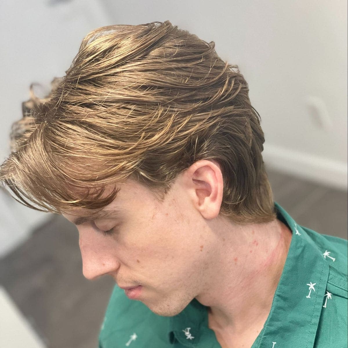 Textured fringe with long layers